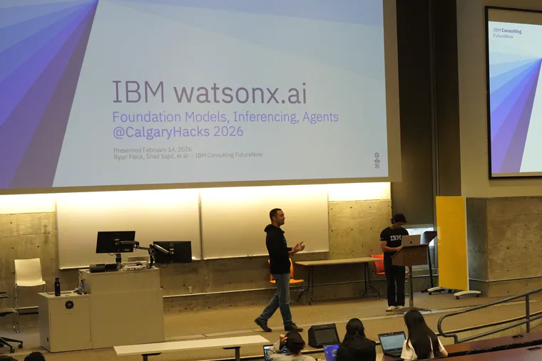 Presenting the workshop at the University of Calgary in ICT 102