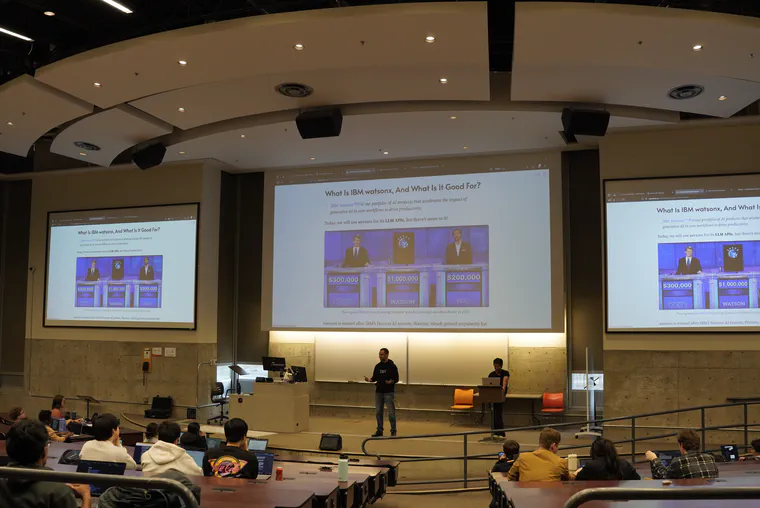 Teaching a little history to the students