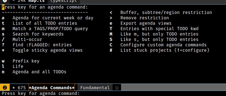 Agenda Commands - Caleb Rogers - How I Stay Organized using Emacs 